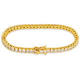 TENNIS BRACELET LUXURY - GOLD (3MM)