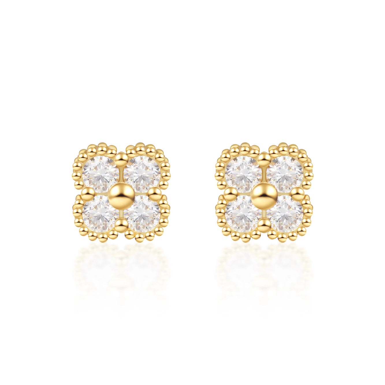 EARRINGS CHIARA MOISSANITE S925 - GOLD