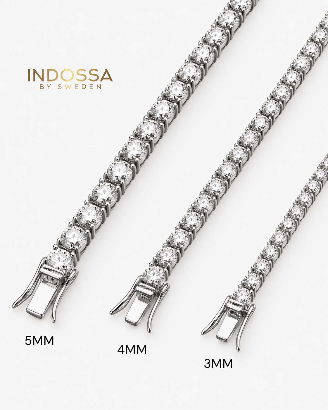 TENNIS BRACELET MOISSANITE S925 - SILVER (Made to Order)