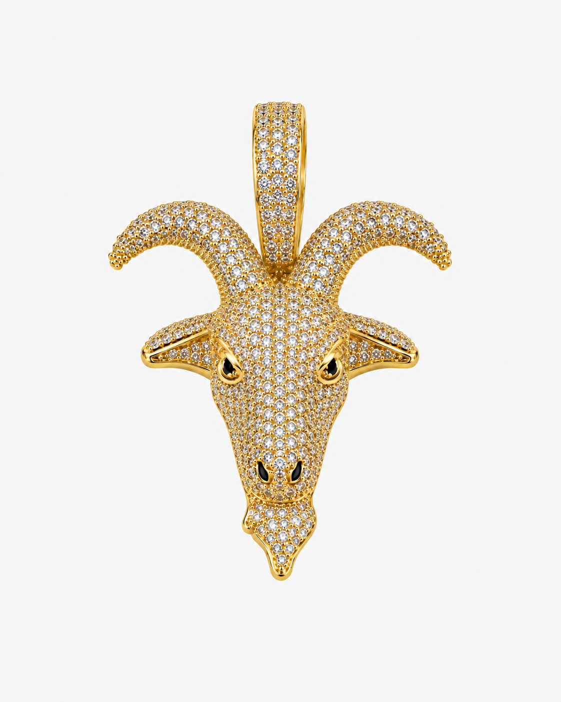 GOAT HEAD PENDANT - GOLD