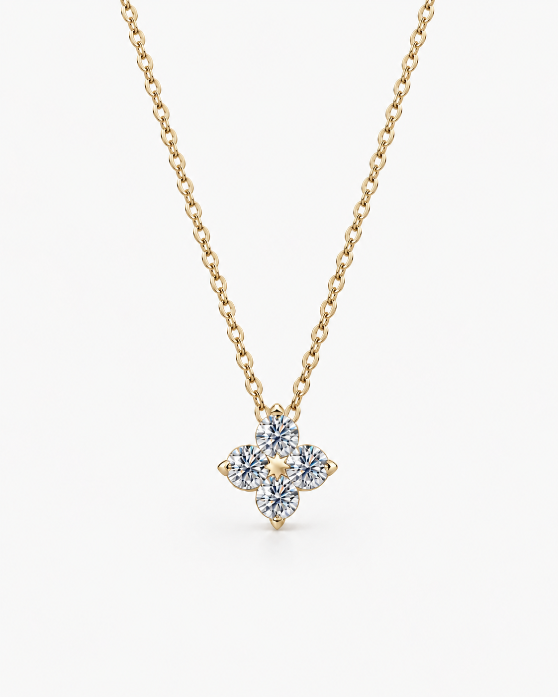 PALMARIA NECKLACE MOISSANITE S925 - GOLD