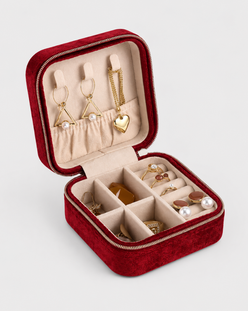 INDOSSA JEWELRY BOX - RED