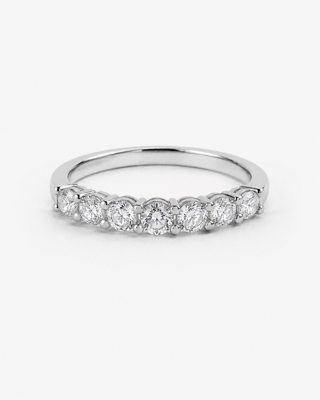 RING WITH MOISSANITE DIAMONDS S925 - SILVER