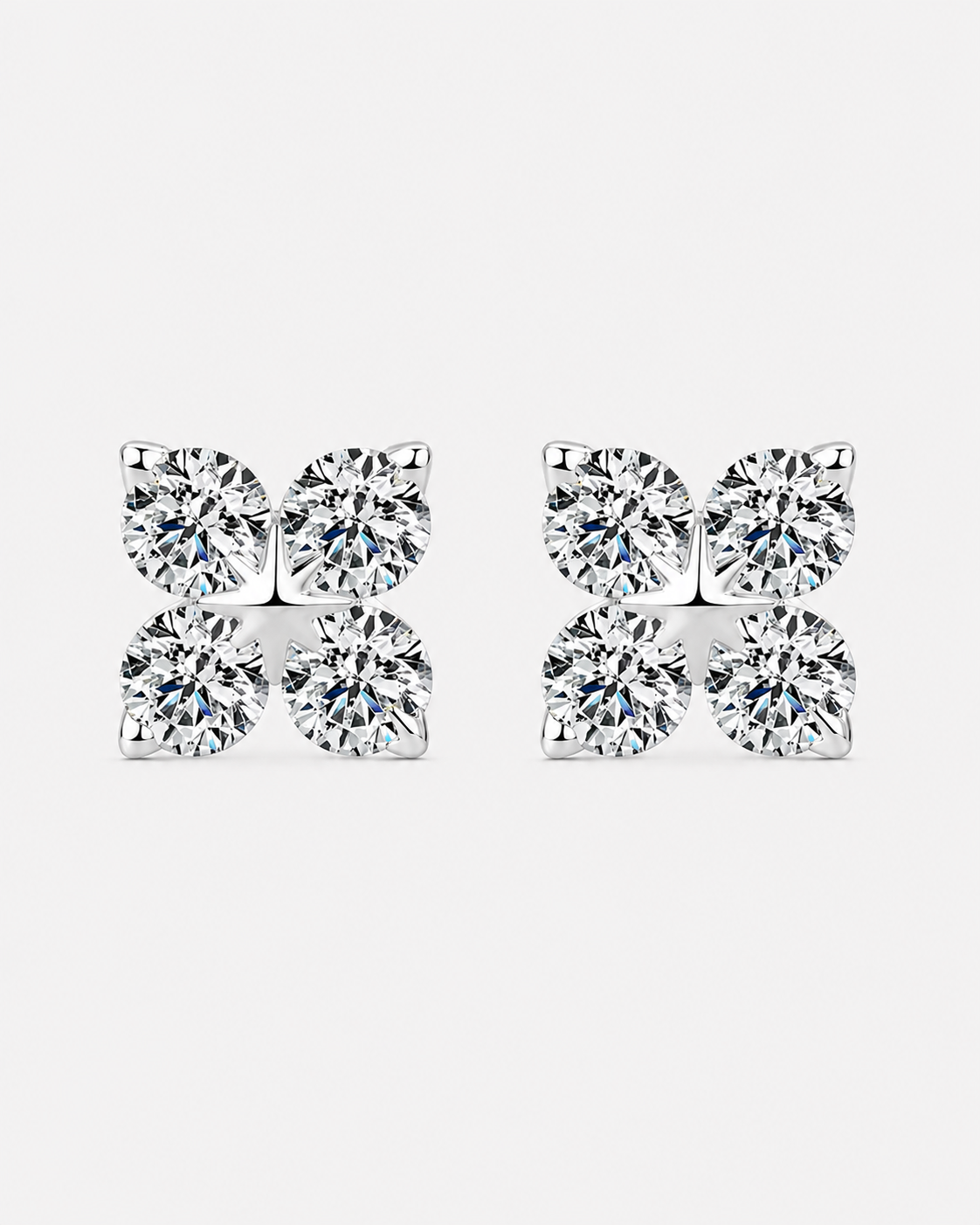 EARRINGS PALMARIA MOISSANITE S925 - SILVER