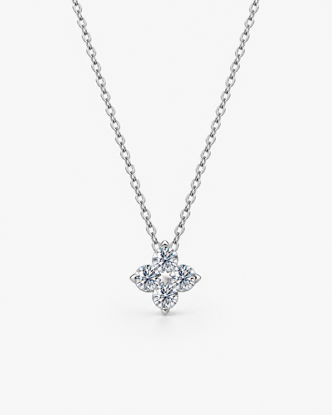 PALMARIA NECKLACE MOISSANITE S925 - SILVER