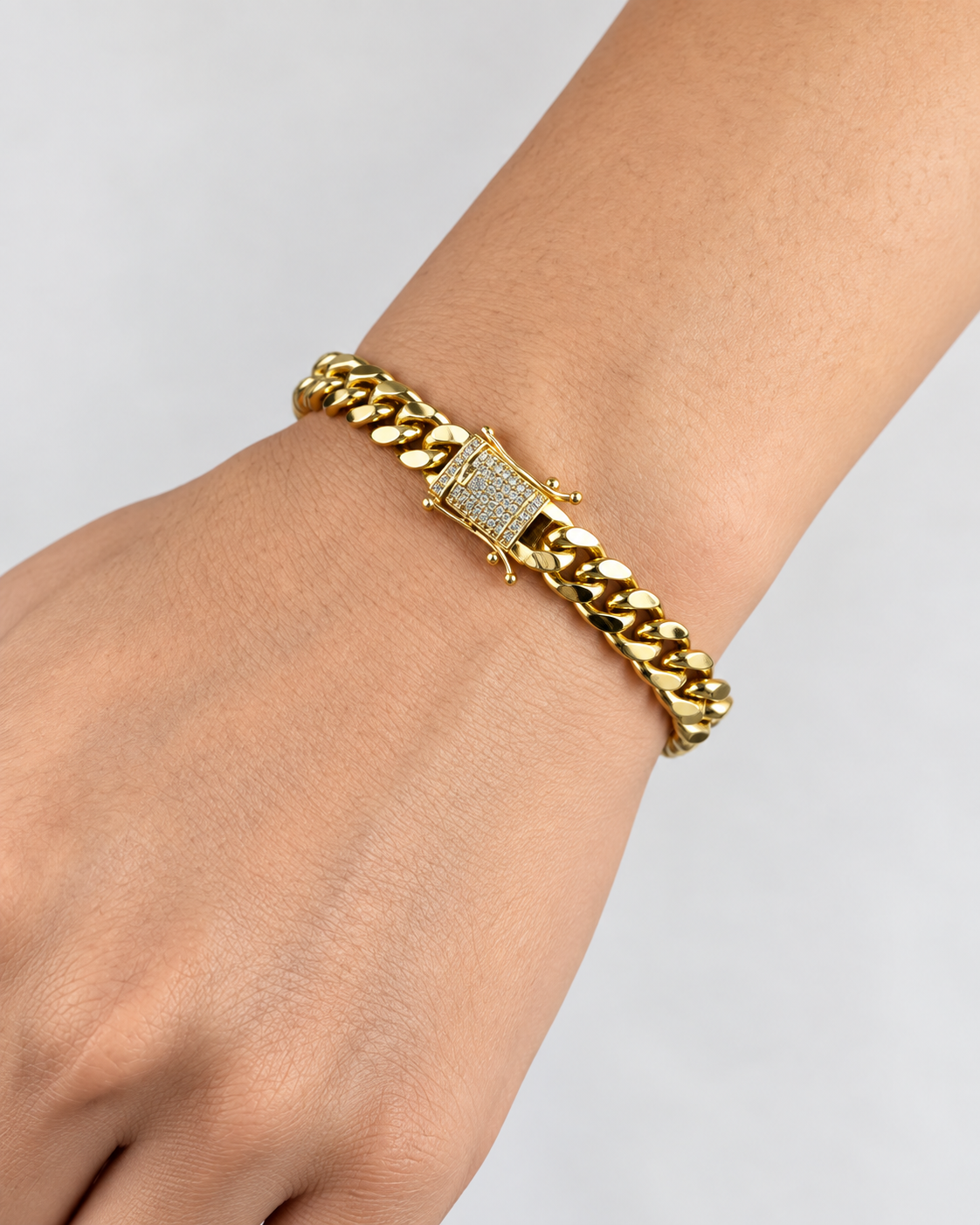 CUBAN BRACELET LUXURY - GOLD (8MM)