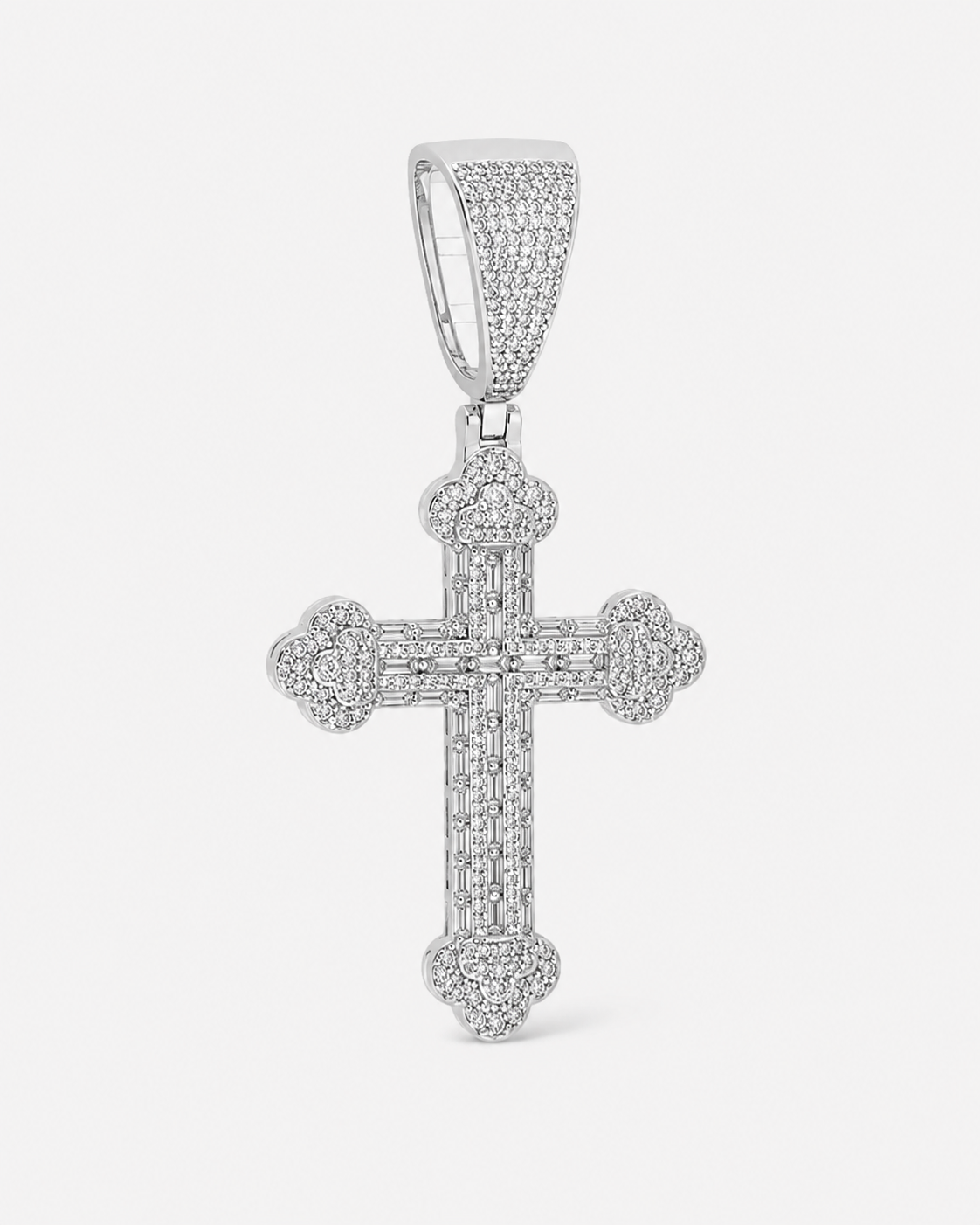 LUXURY CROSS PENDANT - SILVER