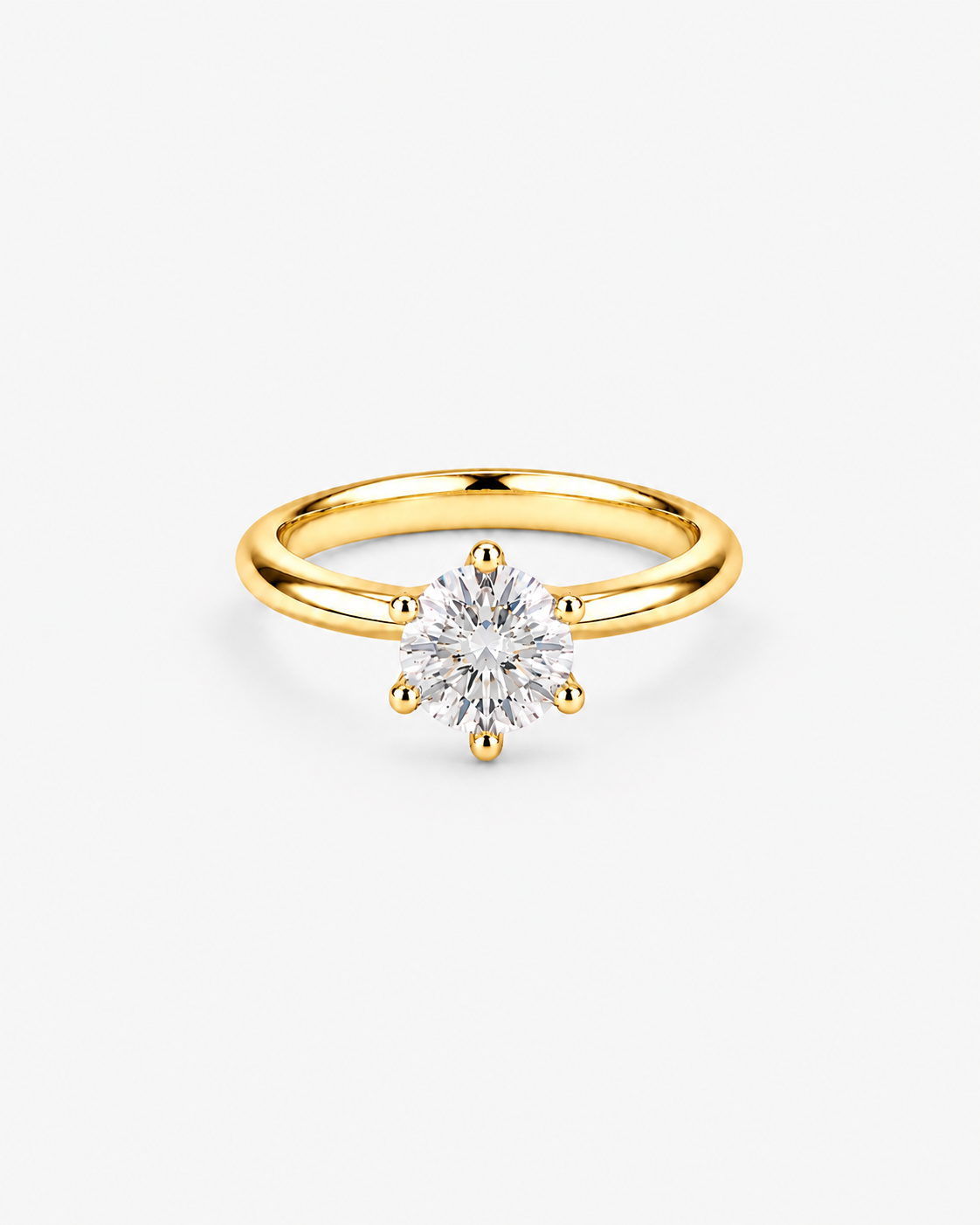 DIAMOND RING MOISSANITE S925 - GOLD