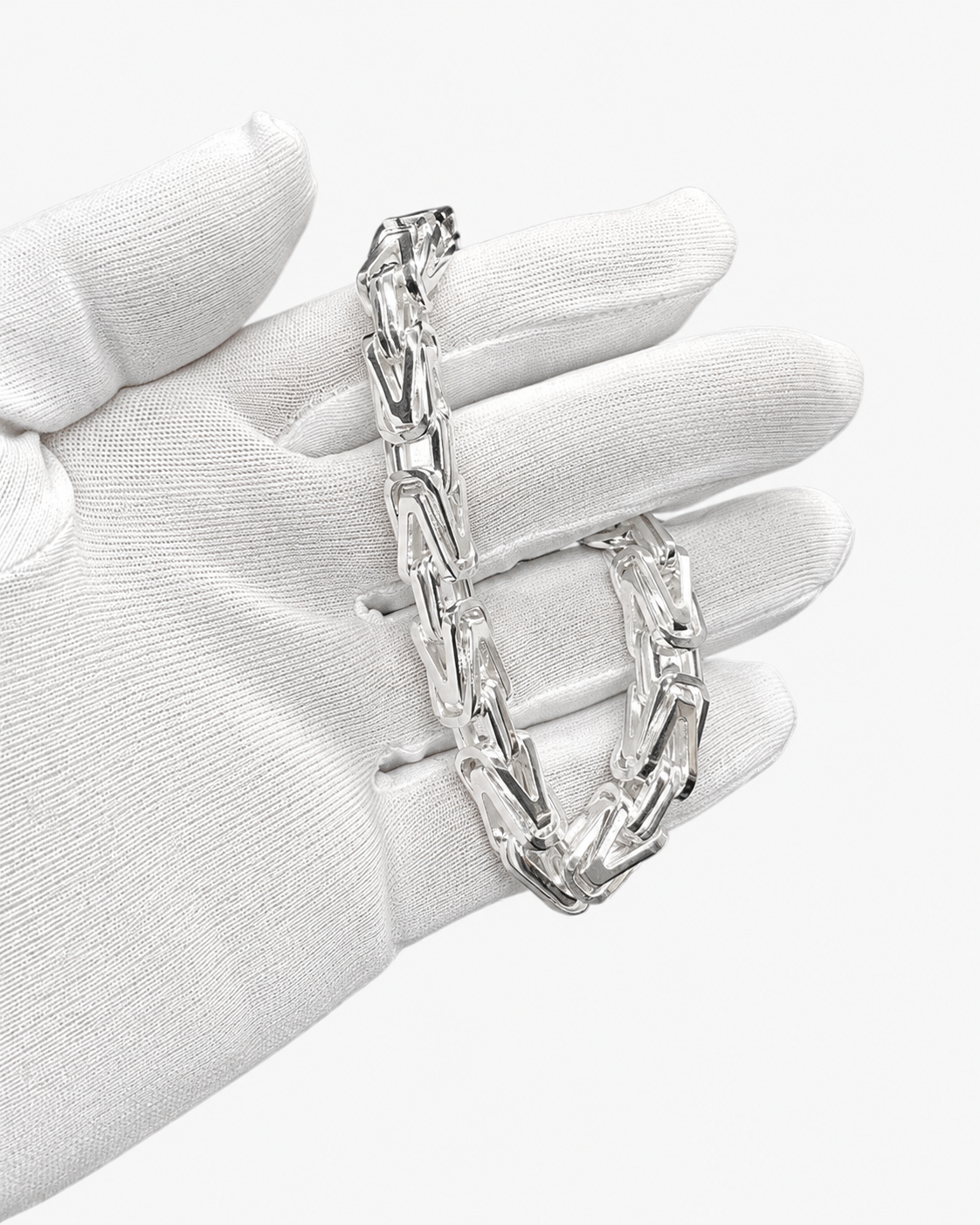 BYZANTINE K1 BRACELET - SILVER (8MM)
