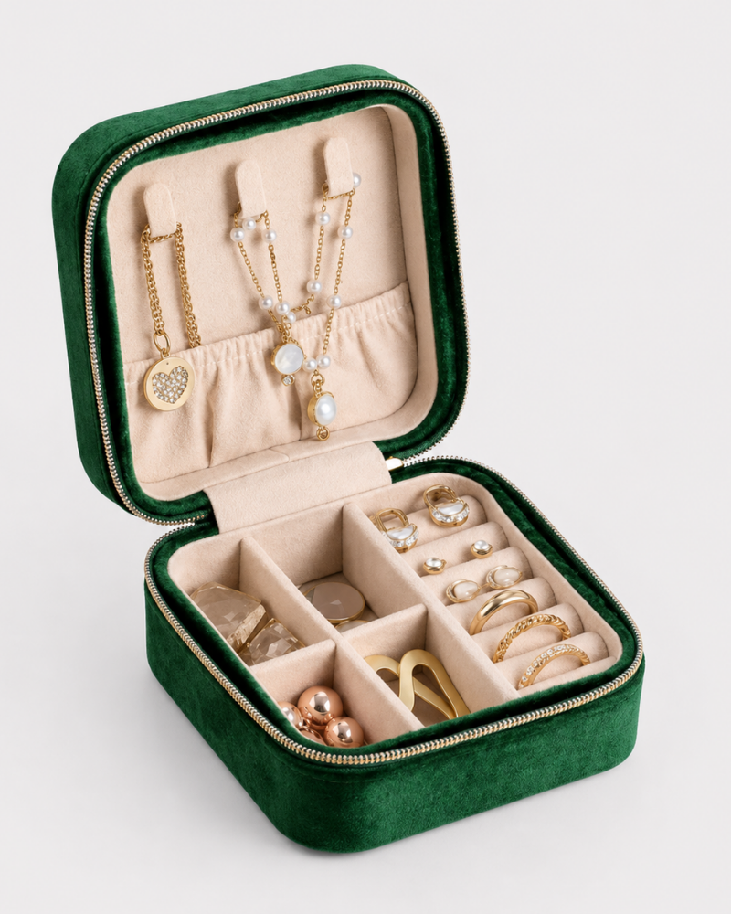 INDOSSA JEWELRY BOX - GREEN
