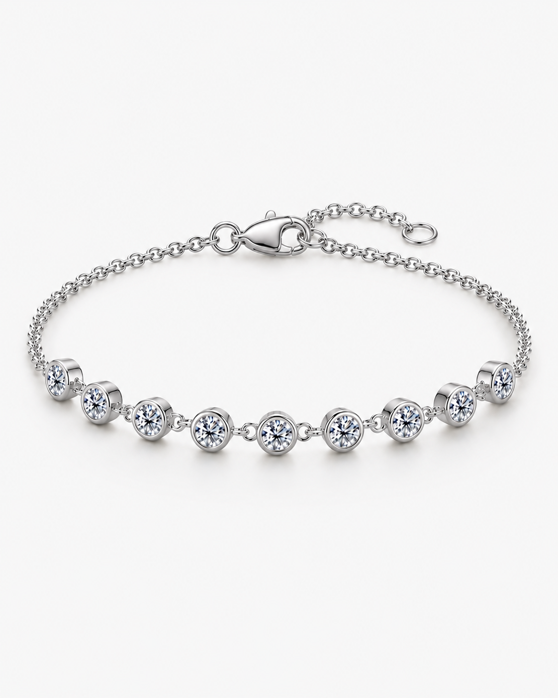 NOVE DIAMOND BRACELET MOISSANITE S925 - SILVER