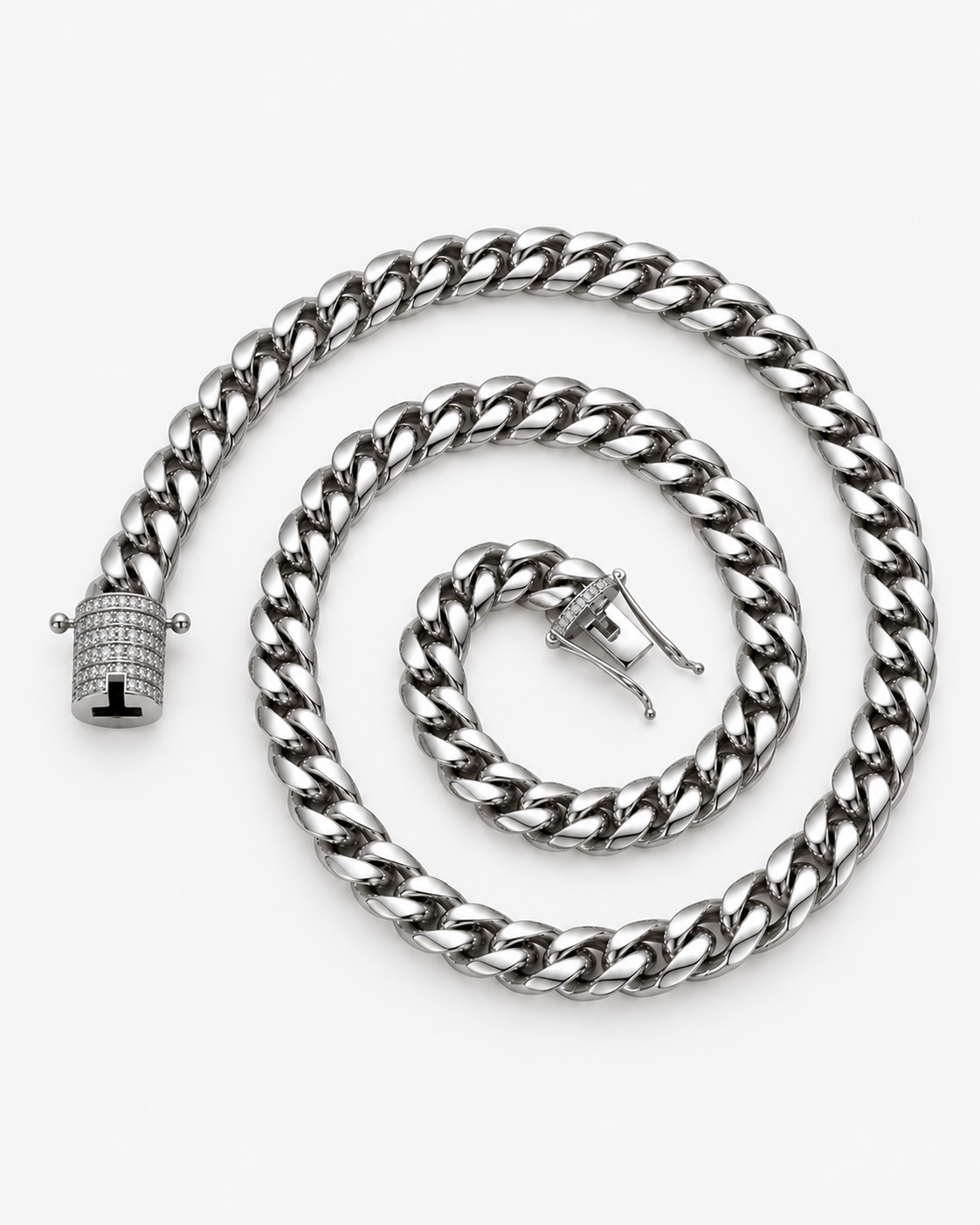 CUBAN NECKLACE LUXURY - SILVER (6MM)