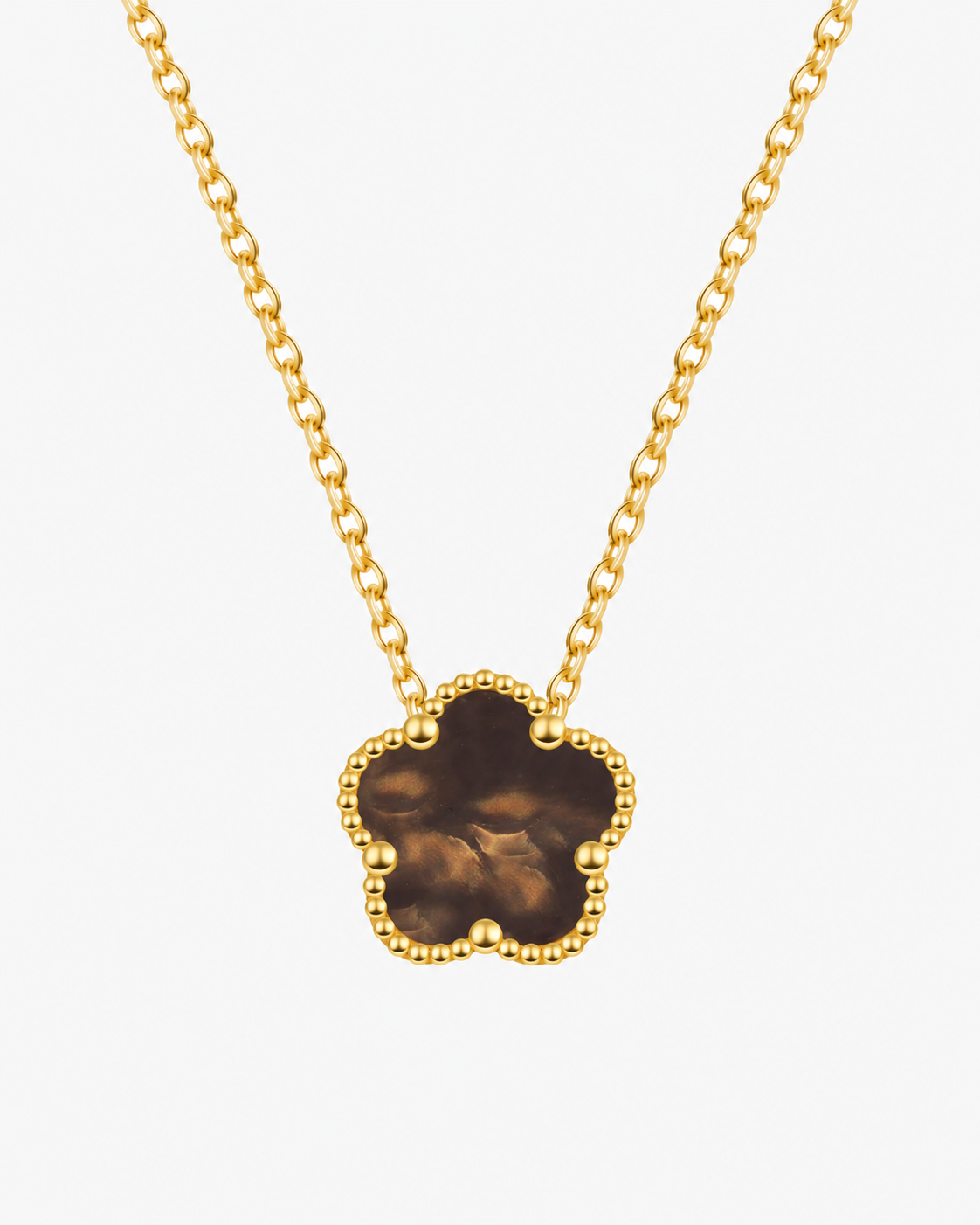 FIORI NECKLACE - MOCHA