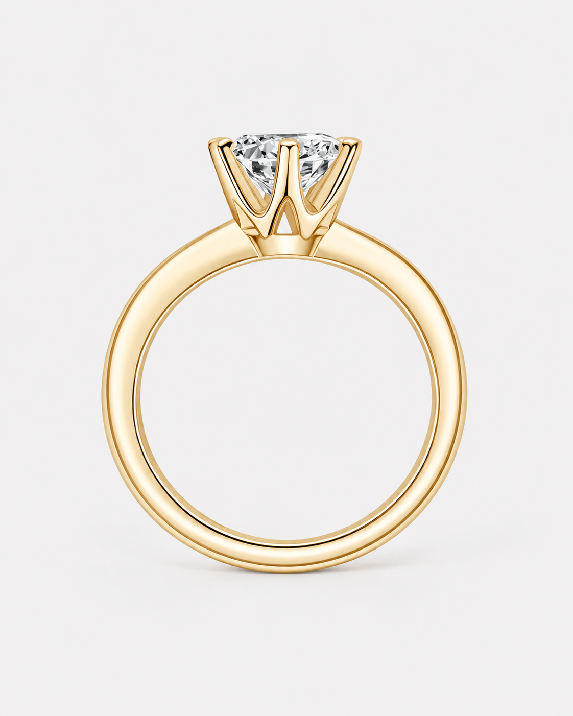 DIAMOND RING MOISSANITE S925 - GOLD