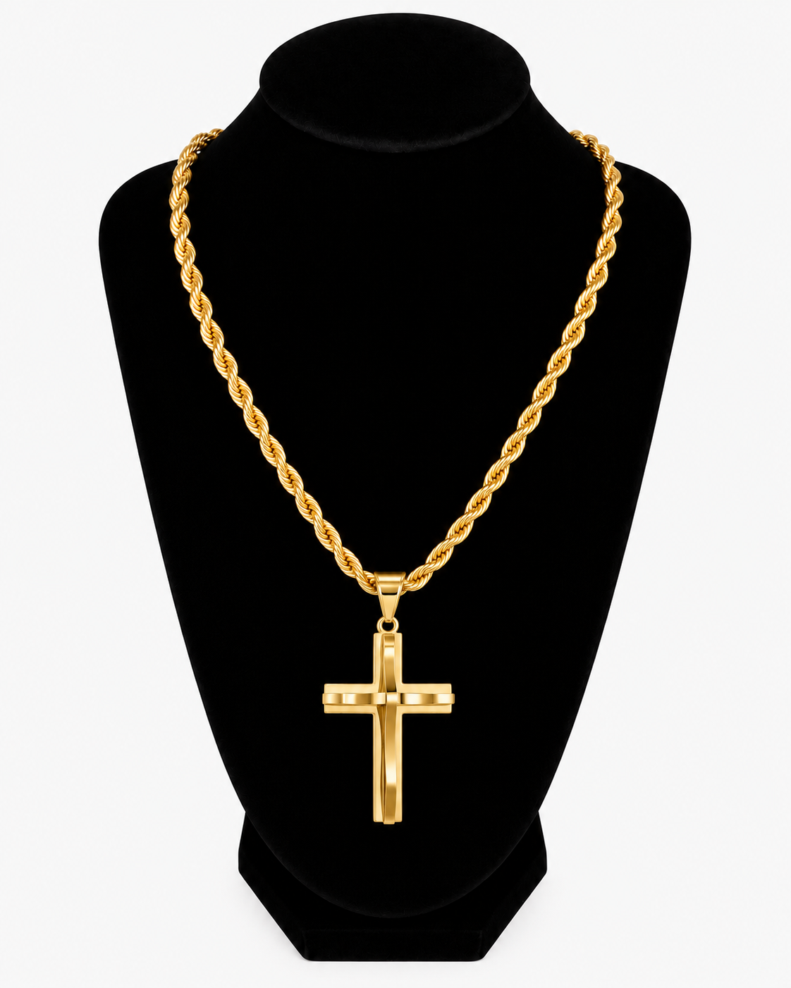 STHLM WITH CROSS - GOLD (6MM)