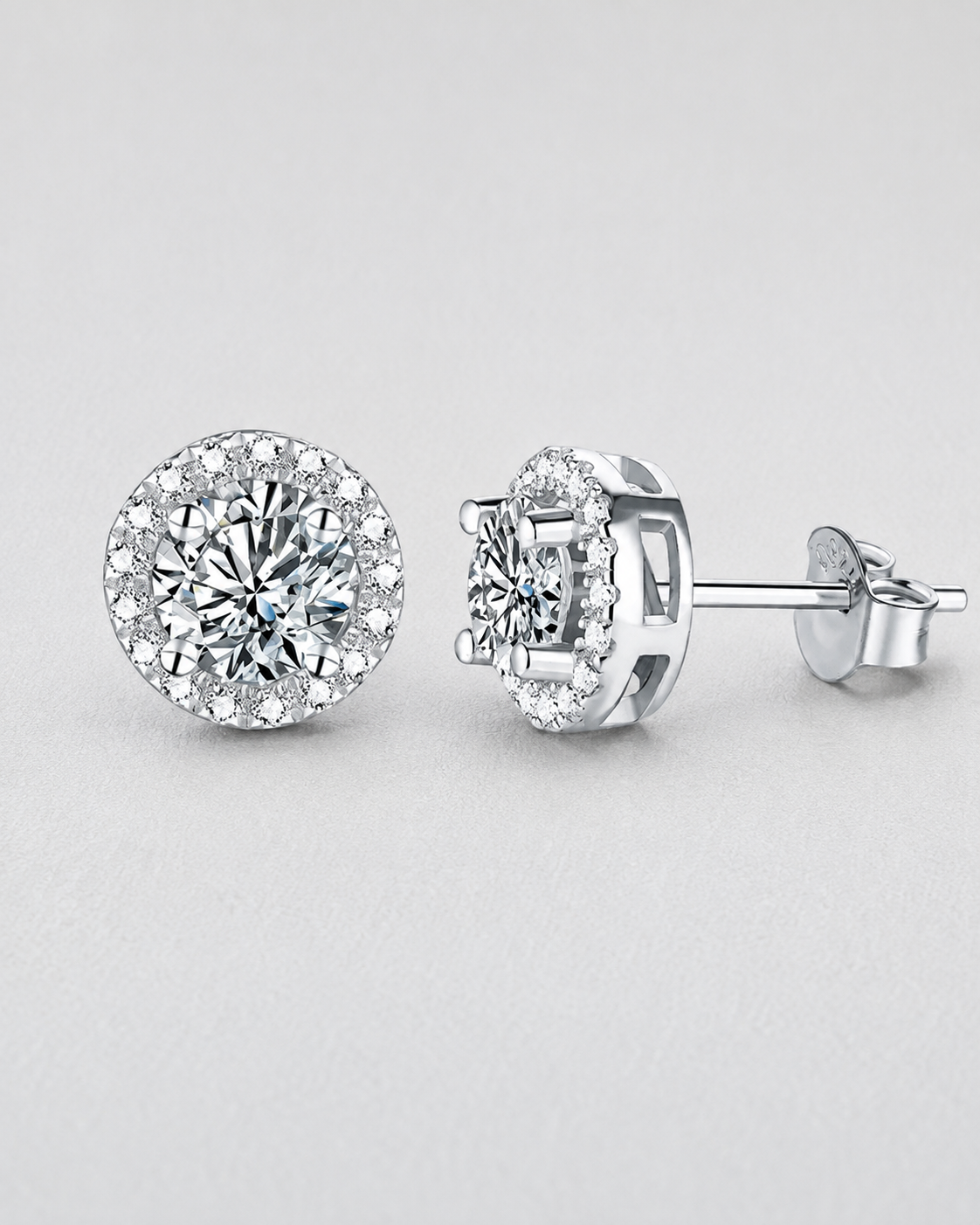 EARRINGS LUCE MOISSANITE S925 - SILVER