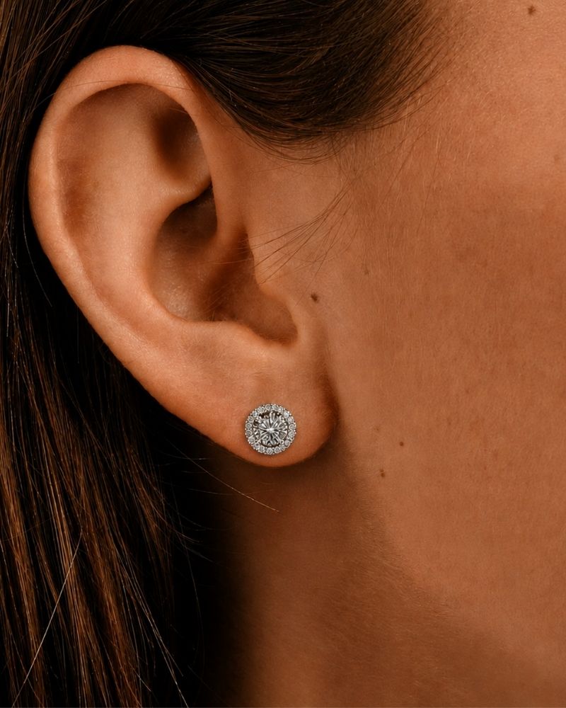 EARRINGS LUCE MOISSANITE S925 - SILVER