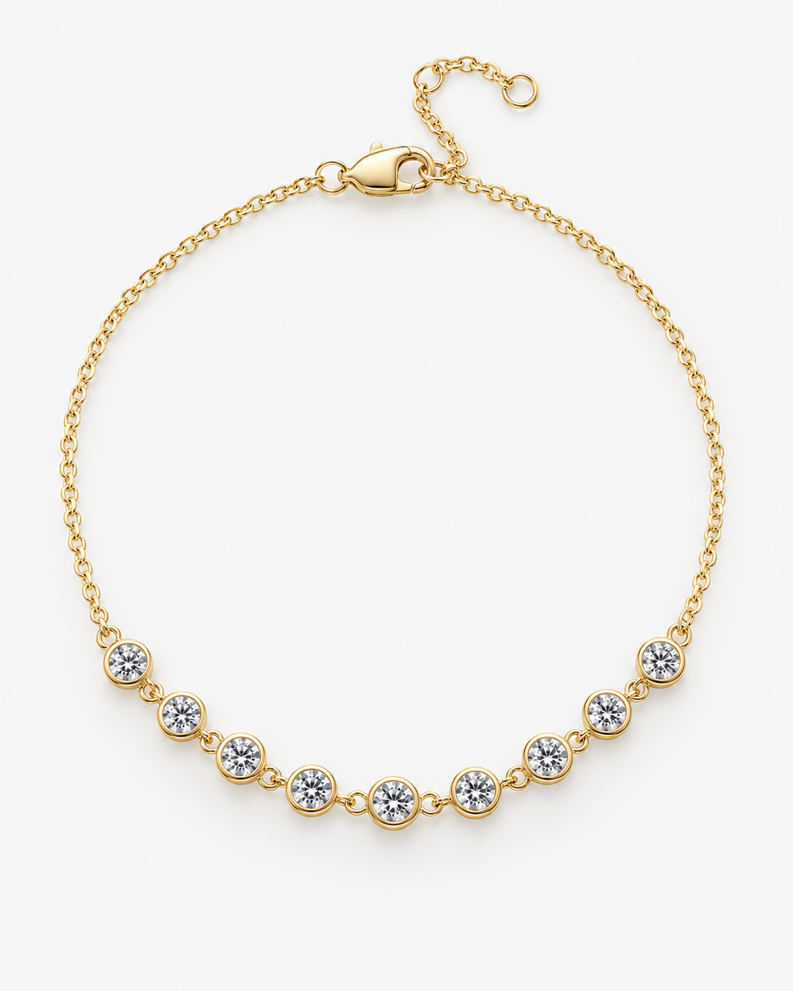 NOVE DIAMOND BRACELET MOISSANITE S925 - GOLD