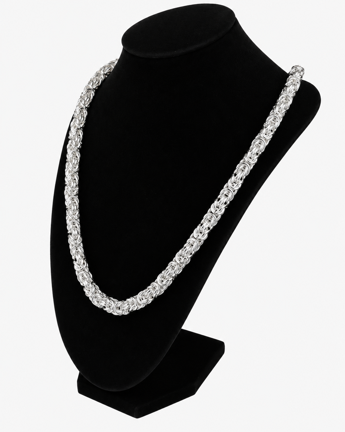 BYZANTINE K2 NECKLACE - SILVER (8MM)