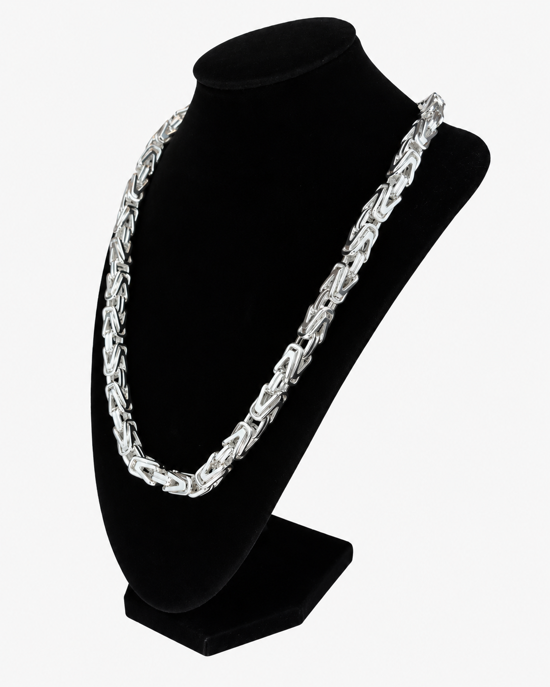 BYZANTINE K1 NECKLACE - SILVER (8MM)
