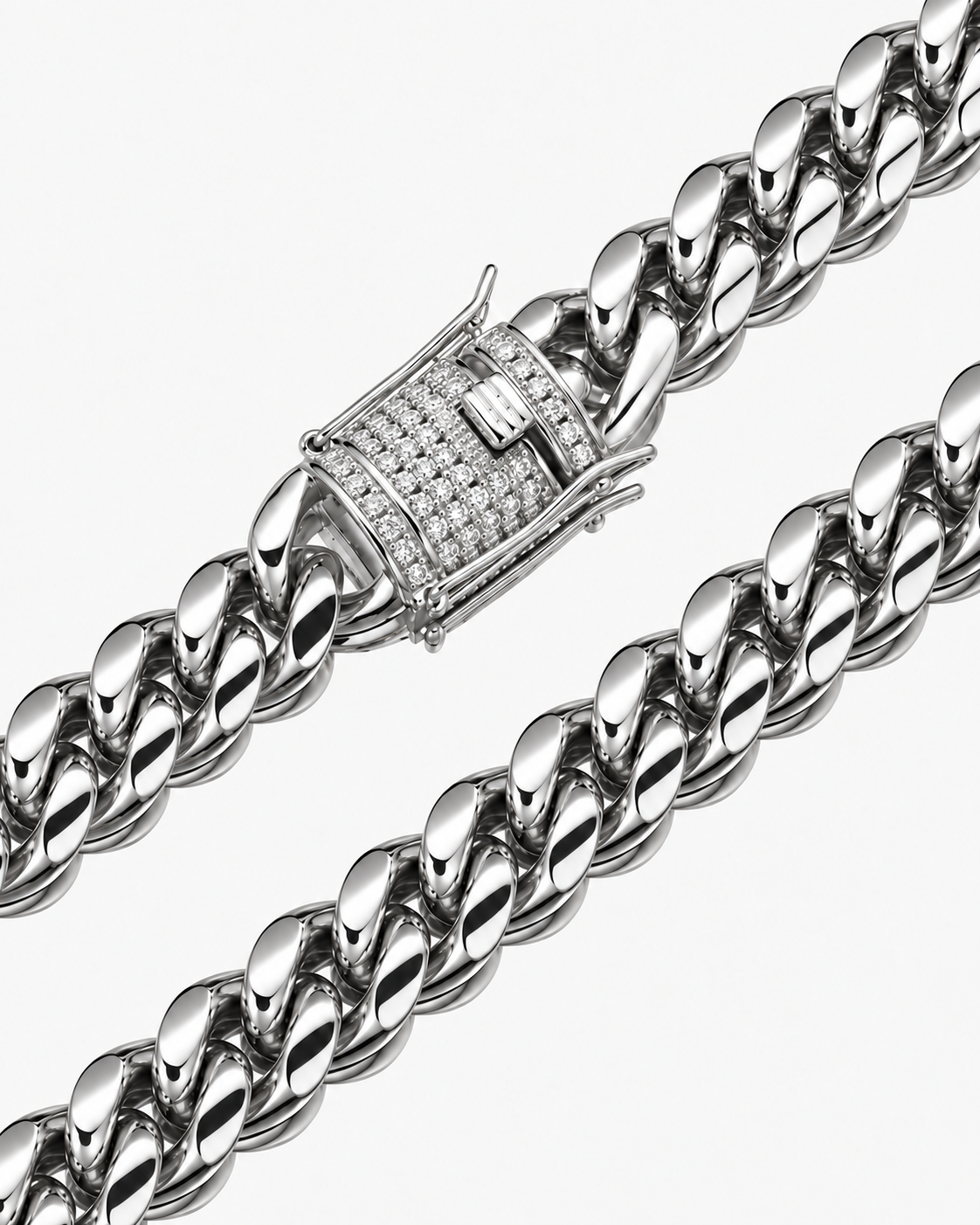 CUBAN NECKLACE LUXURY - SILVER (6MM)