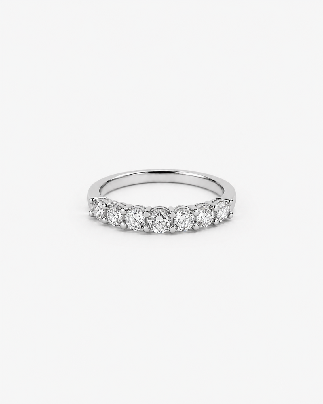 RING WITH MOISSANITE DIAMONDS S925 - SILVER