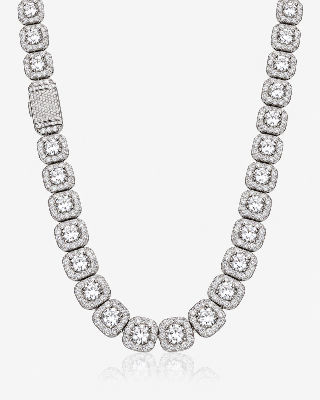 MONACO ICE NECKLACE - SILVER