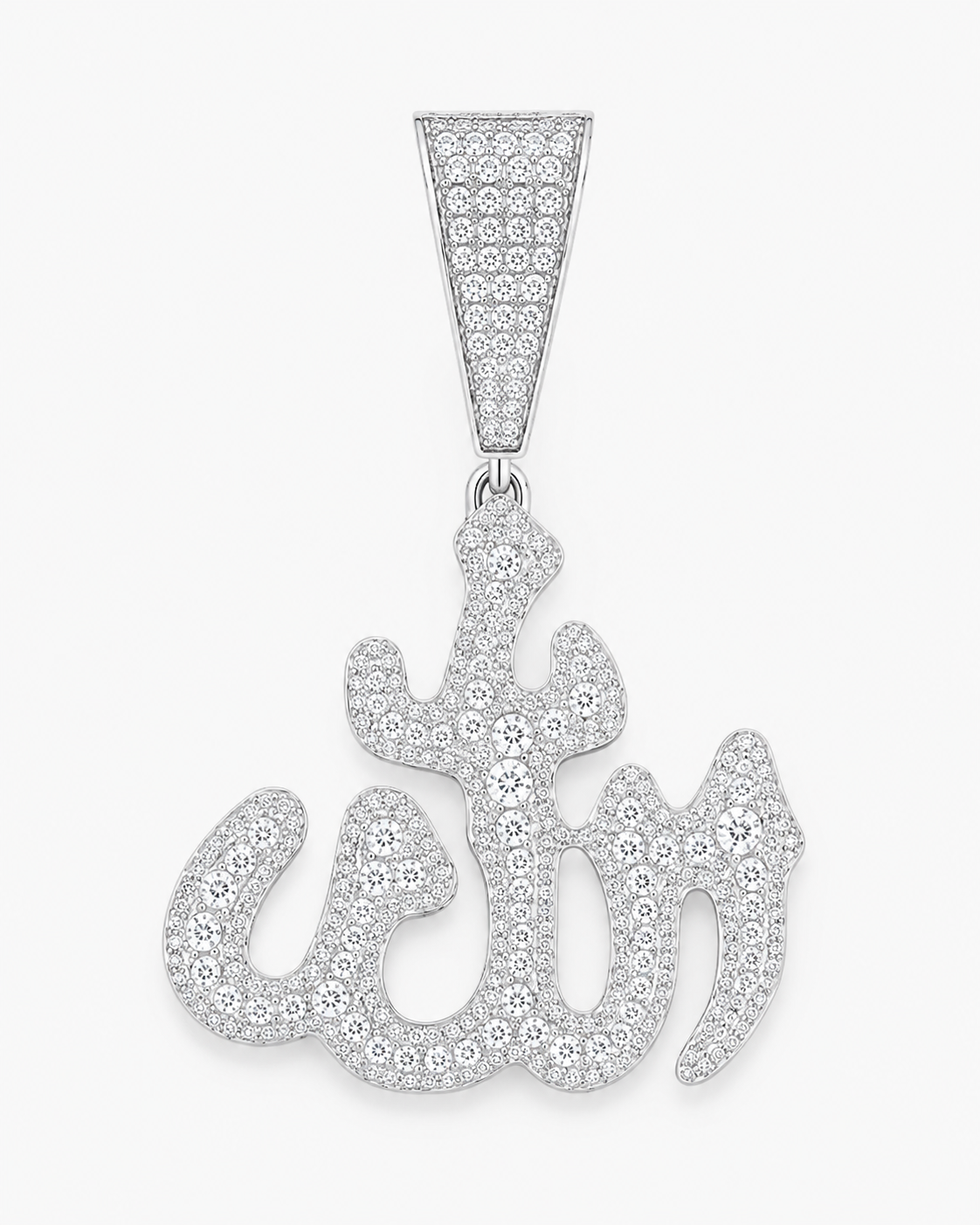 PENDANT DIAMOND ALLAH MOISSANITE S925 - SILVER