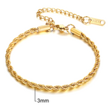 BRACELET STHLM - GOLD (3MM)