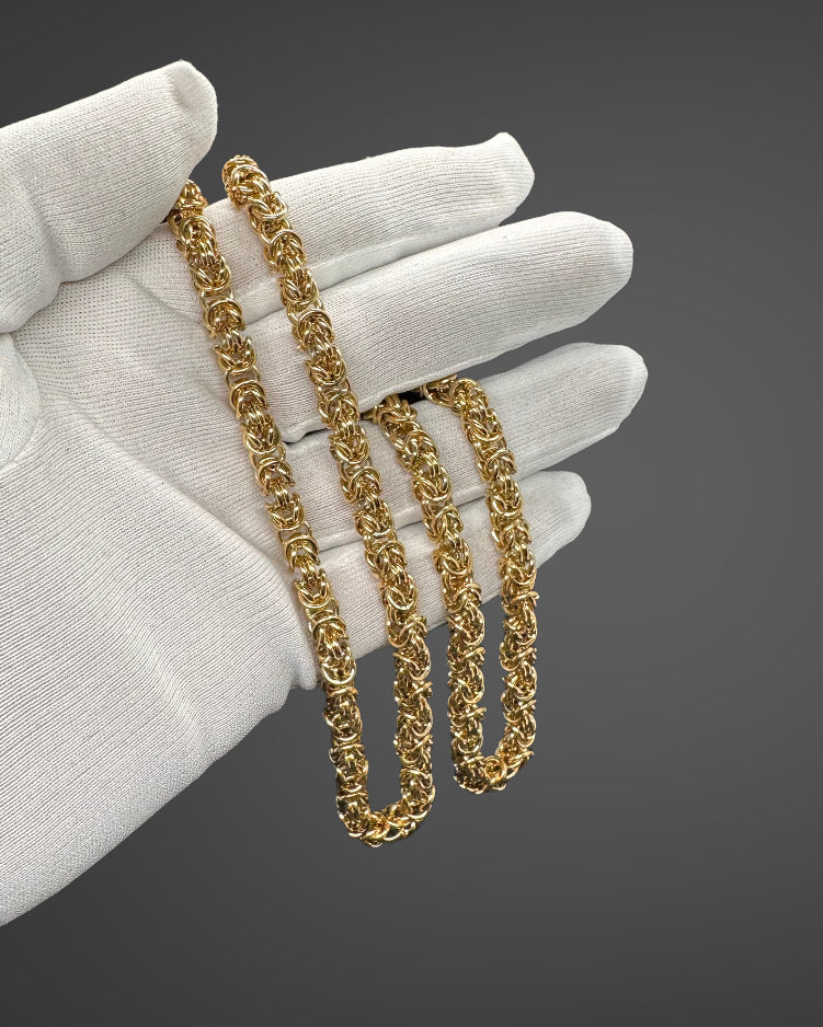 BYZANTINE K2 NECKLACE - GOLD (6MM)