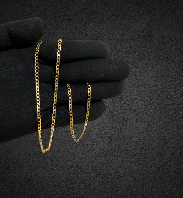 CUBAN NECKLACE - GOLD (3MM)