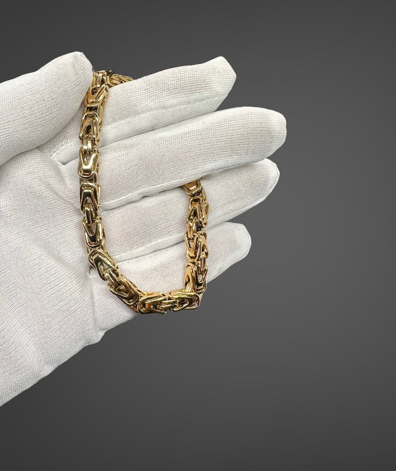 BYZANTINE K1 BRACELET - GOLD (6MM)