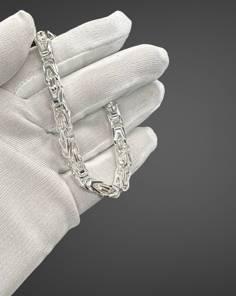 BYZANTINE K1 BRACELET - SILVER (6MM)