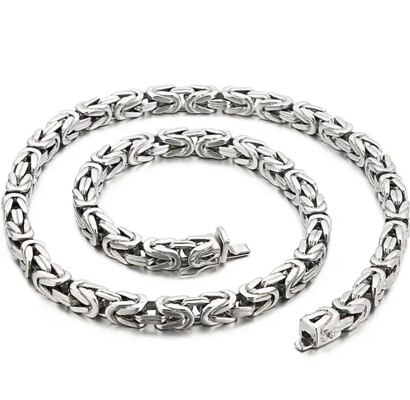 BYZANTINE NECKLACE LUXURY - SILVER