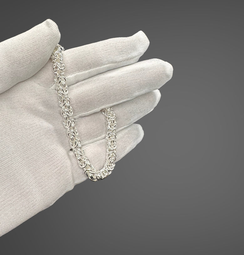 BYZANTINE K2 BRACELET - SILVER (6MM)